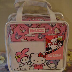 🌸 Hello Kitty & Friends Sanrio x Primark 3-Piece Cosmetic Bag Set -NWT🌸